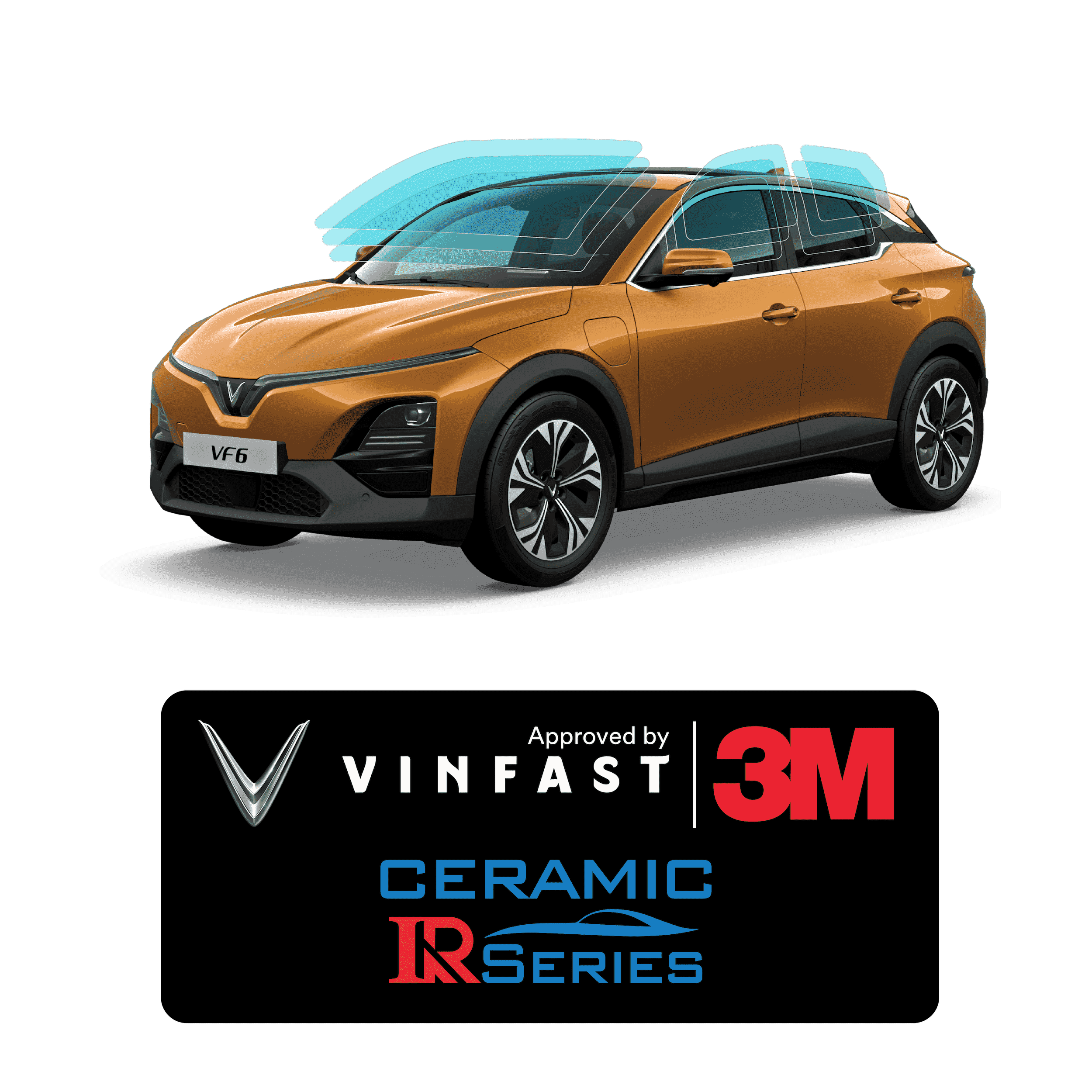 Gói Dán Film Cách Nhiệt Cao Cấp VinFast VF 6 - Premium