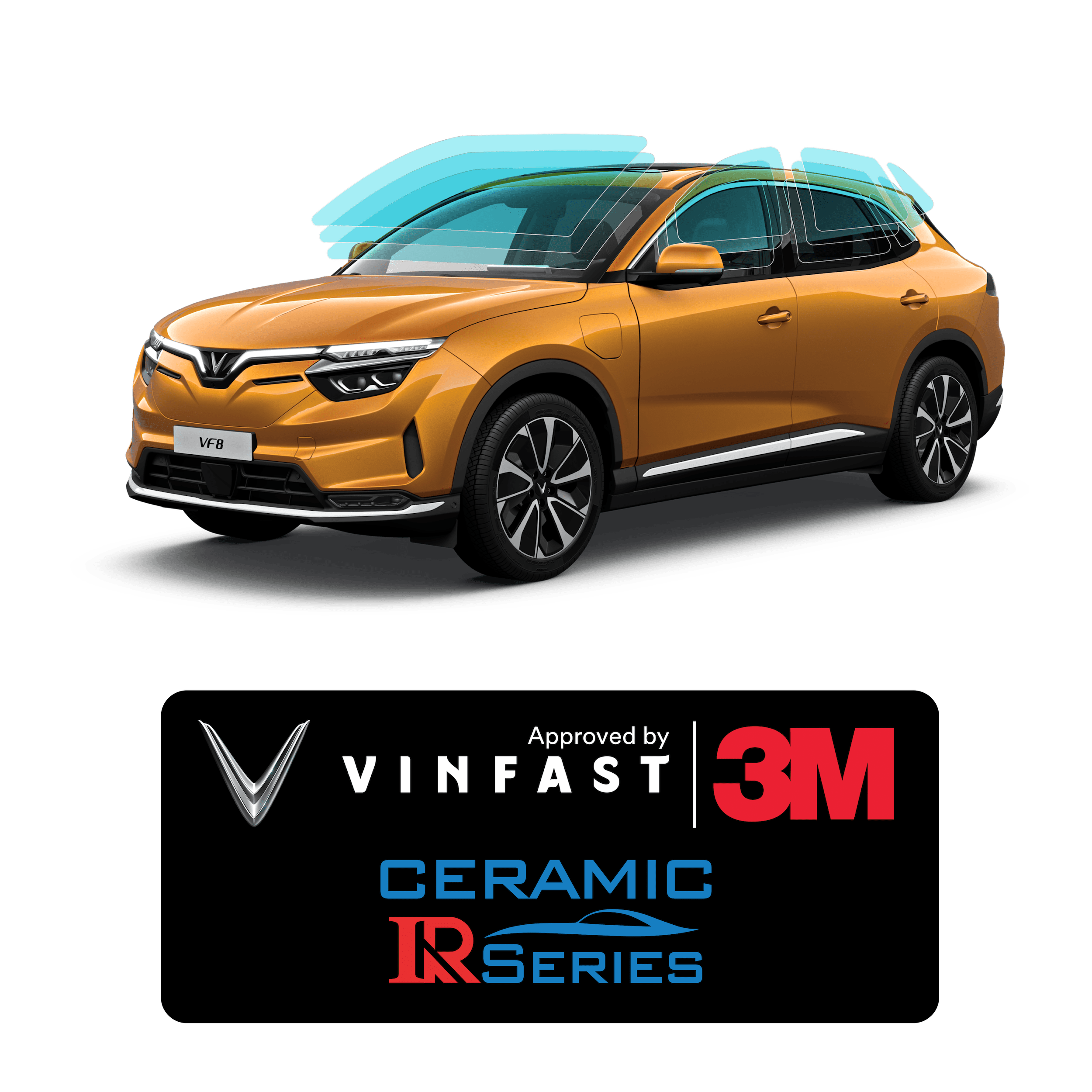 Gói Dán Film Cách Nhiệt Cao Cấp VinFast VF 8 - Premium